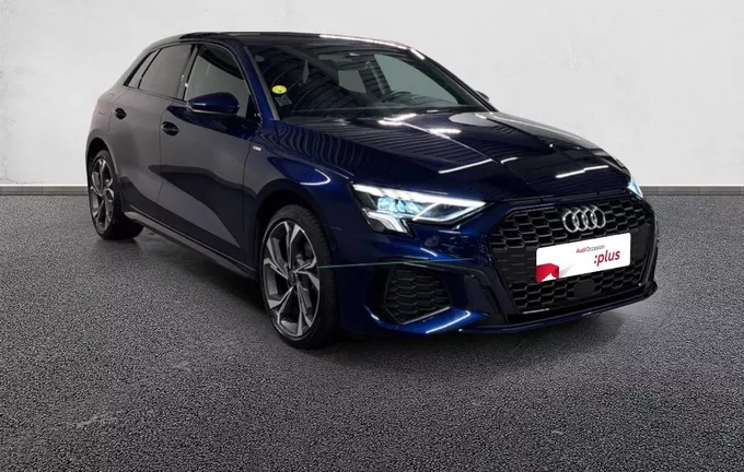 AUDI A3 Sportback 35 TDI 150 S tronic 7 S Line extérieur trois quart avant droit 2129846