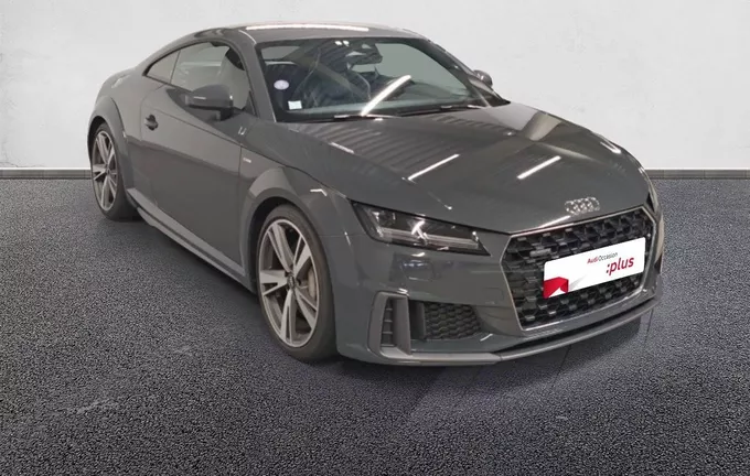 AUDI TT Coupé 45 TFSI 245 S tronic 7 Quattro S line extérieur trois quart avant droit 2129622