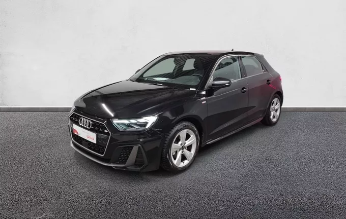 AUDI A1 Sportback 30 TFSI 110 ch S tronic 7 S Line extérieur trois quart avant gauche 2128795