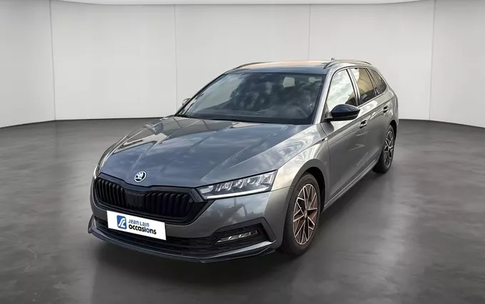 SKODA OCTAVIA Combi 2.0 TDI 150 ch DSG7 Sportline extérieur trois quart avant gauche 2132188