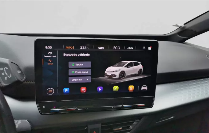 CUPRA BORN 204 ch - Batterie L V extérieur trois quart avant droit 