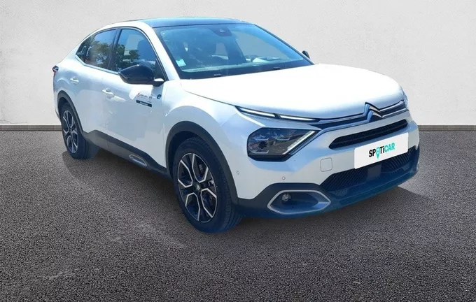 CITROEN E-C4 X 136 ch Automatique Shine extérieur trois quart avant droit 055842