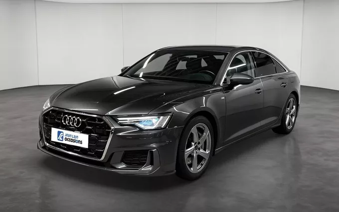 AUDI A6 50 TFSIe 299 ch S tronic 7 Quattro S line extérieur trois quart avant gauche 2132971