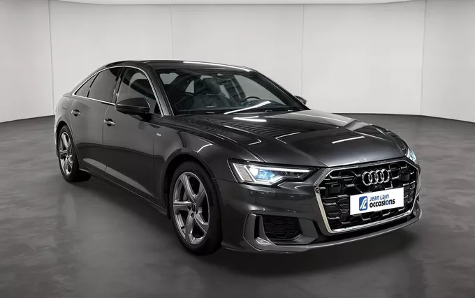 AUDI A6 50 TFSIe 299 ch S tronic 7 Quattro S line extérieur trois quart avant droit 2132971
