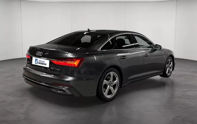 AUDI A6 50 TFSIe 299 ch S tronic 7 Quattro S line extérieur trois quart arrière droit 2132971