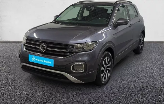 VOLKSWAGEN T-CROSS 1.0 TSI 110 Start/Stop DSG7 Active extérieur trois quart avant gauche 2129031