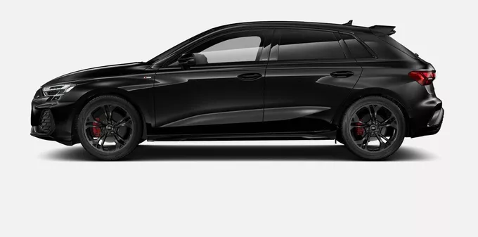AUDI A3 Sportback TFSI Mild Hybrid 150 S tronic 7 S line extérieur trois quart avant gauche 5779
