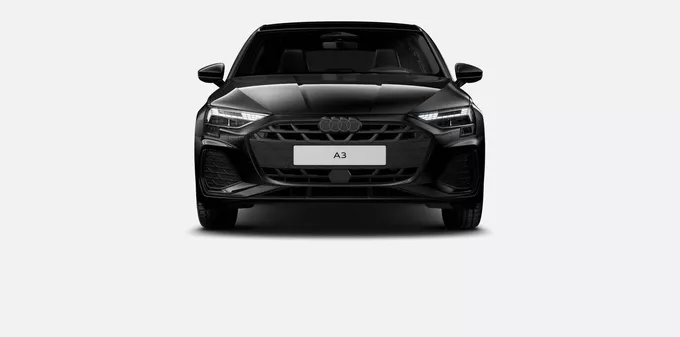 AUDI A3 Sportback TFSI Mild Hybrid 150 S tronic 7 S line extérieur trois quart avant droit 5779