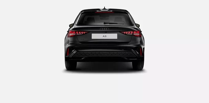 AUDI A3 Sportback TFSI Mild Hybrid 150 S tronic 7 S line extérieur trois quart arrière droit 5779