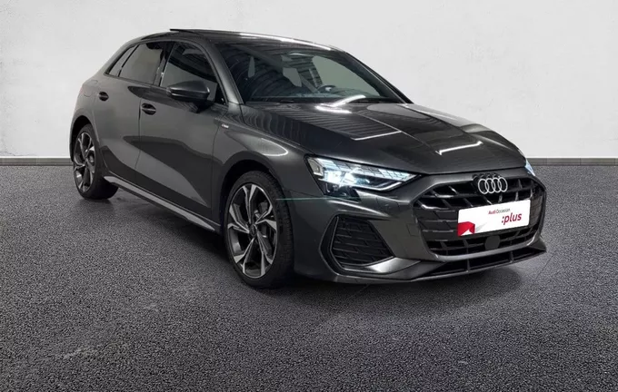 AUDI A3 Sportback TFSI Mild Hybrid 150 S tronic 7 S line extérieur trois quart avant droit 2128951