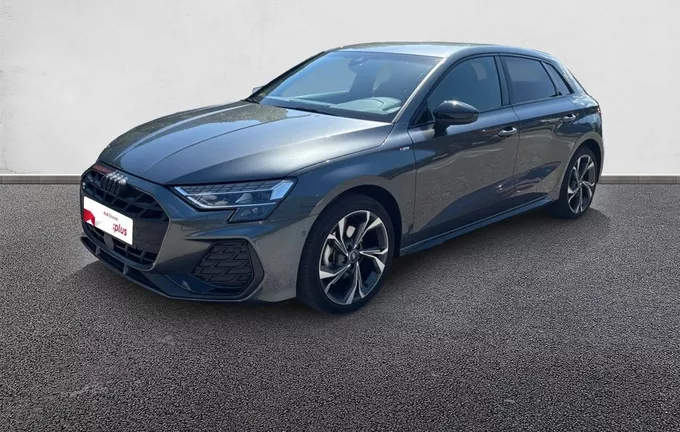 AUDI A3 Sportback TFSI Mild Hybrid 150 S tronic 7 S line extérieur trois quart avant gauche 2127832