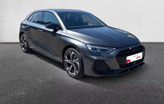 AUDI A3 Sportback TFSI Mild Hybrid 150 S tronic 7 S line extérieur trois quart avant droit 2127832