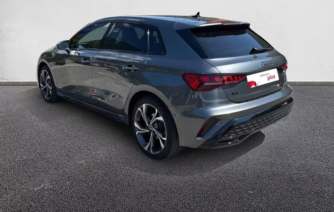 AUDI A3 Sportback TFSI Mild Hybrid 150 S tronic 7 S line extérieur trois quart arrière gauche 2127832