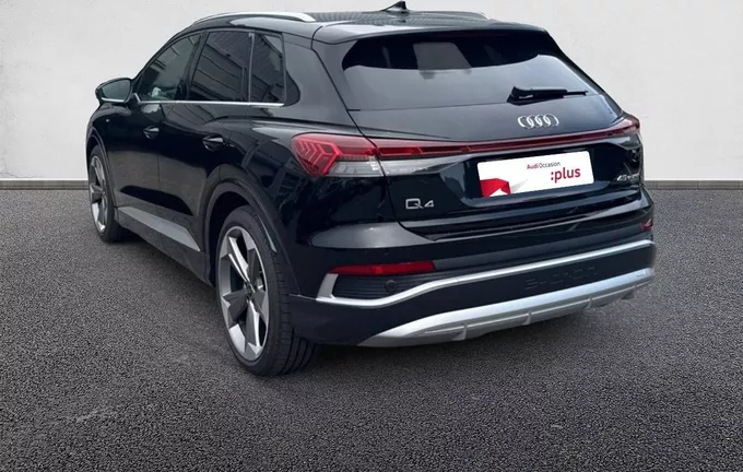 AUDI Q4 E-TRON 45 285 ch 82 kWh quattro S line extérieur trois quart arrière gauche 2130758