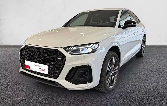 AUDI Q5 Sportback 50 TFSIe 299 S tronic 7 Quattro S line extérieur trois quart avant gauche 2122492