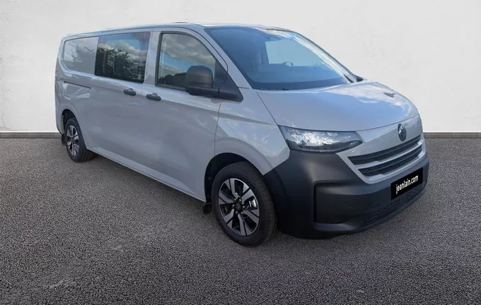 VOLKSWAGEN UTILITAIRES TRANSPORTER VAN SANS CLIM - CABINE APPRO 6 PLACES - TRANSPORTER VAN L2H1 2.0 TDI 150 BVA8 4MOTION BUSINESS extérieur trois quart avant droit 7132