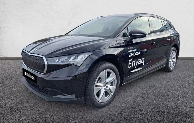 SKODA ENYAQ iV 60 extérieur trois quart avant gauche 9558