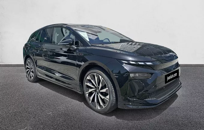 SKODA ENYAQ 85 Sportline extérieur trois quart avant droit 2278