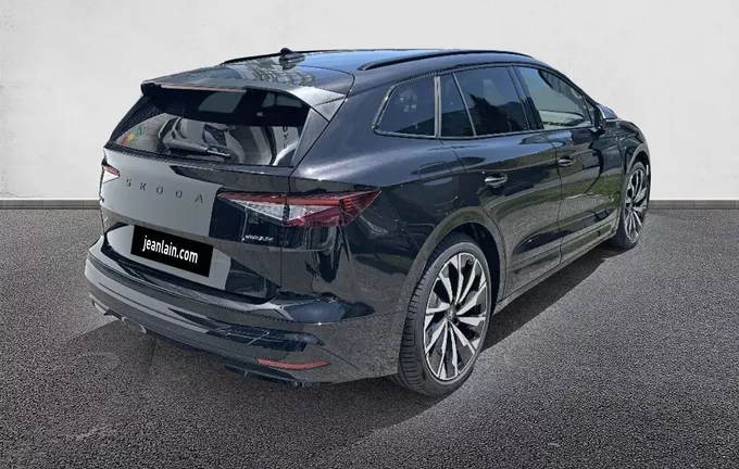 SKODA ENYAQ 85 Sportline extérieur trois quart arrière droit 2278