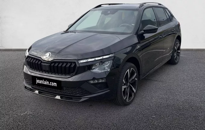 SKODA KAMIQ 1.5 TSI Evo 2 150 ch DSG7 ACT Monte Carlo extérieur trois quart avant gauche 2296