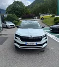 Miniature SKODA KAROQ 1.5 TSI Evo 2 150 ch ACT DSG7 Sportline extérieur trois quart arrière gauche 0895