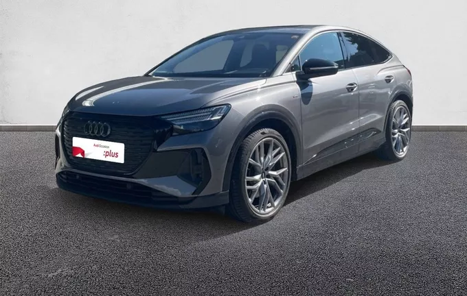 AUDI Q4 E-TRON Sportback 45 285 ch 82 kWh S line extérieur trois quart avant gauche 2130974