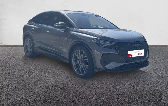 AUDI Q4 E-TRON Sportback 45 285 ch 82 kWh S line extérieur trois quart avant droit 2130974