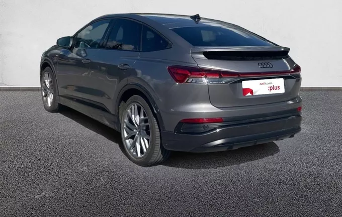 AUDI Q4 E-TRON Sportback 45 285 ch 82 kWh S line extérieur trois quart arrière gauche 2130974