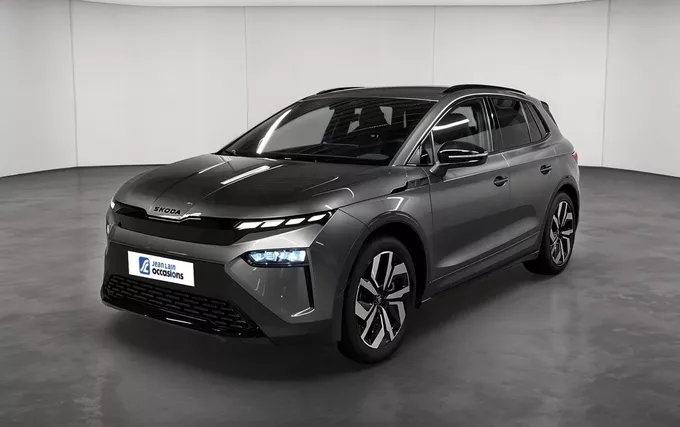 SKODA ELROQ 286 ch Batterie 85 Sportline extérieur trois quart avant gauche 2131549