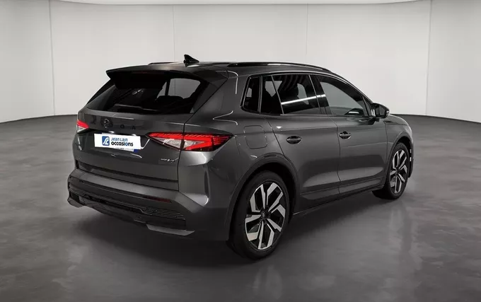 SKODA ELROQ 286 ch Batterie 85 Sportline extérieur trois quart arrière droit 2131549