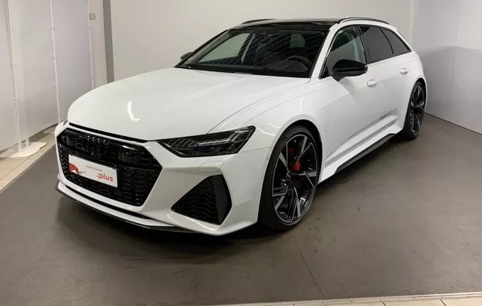 AUDI RS6 Avant V8 4.0 TFSI 600 Tiptronic 8 Quattro extérieur trois quart avant gauche 2122835