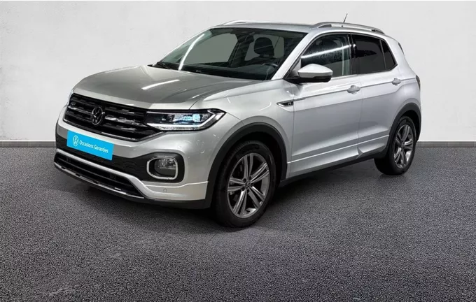 VOLKSWAGEN T-CROSS 1.0 TSI 110 Start/Stop BVM6 R-Line Tech extérieur trois quart avant gauche 2130276