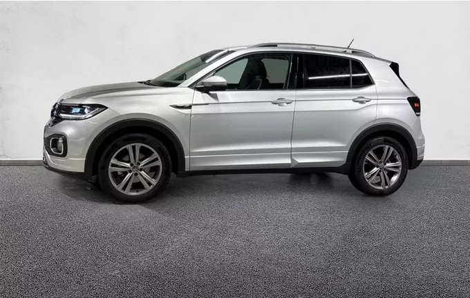VOLKSWAGEN T-CROSS 1.0 TSI 110 Start/Stop BVM6 R-Line Tech extérieur trois quart arrière gauche 2130276