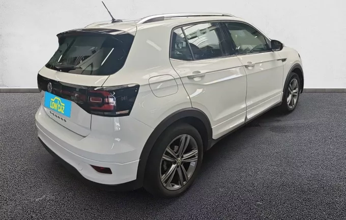 VOLKSWAGEN T-CROSS 1.0 TSI 115 Start/Stop DSG7 R-Line extérieur trois quart arrière droit 213263