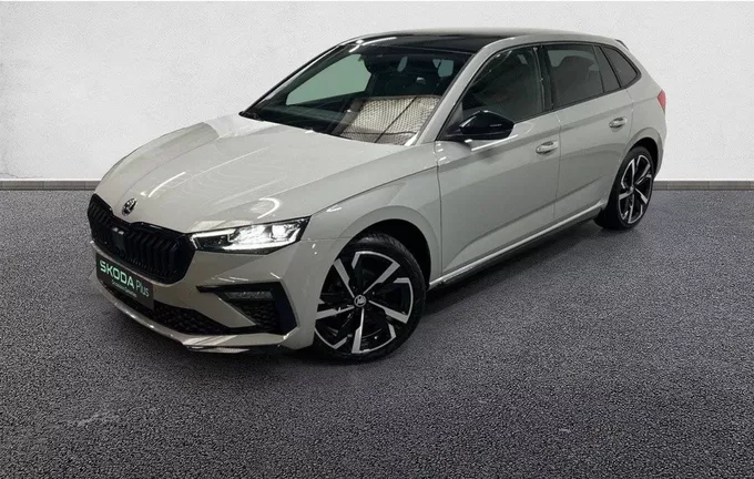 SKODA SCALA 1.0 TSI Evo 2 116 ch DSG7 Monte-Carlo extérieur trois quart avant gauche 2121621