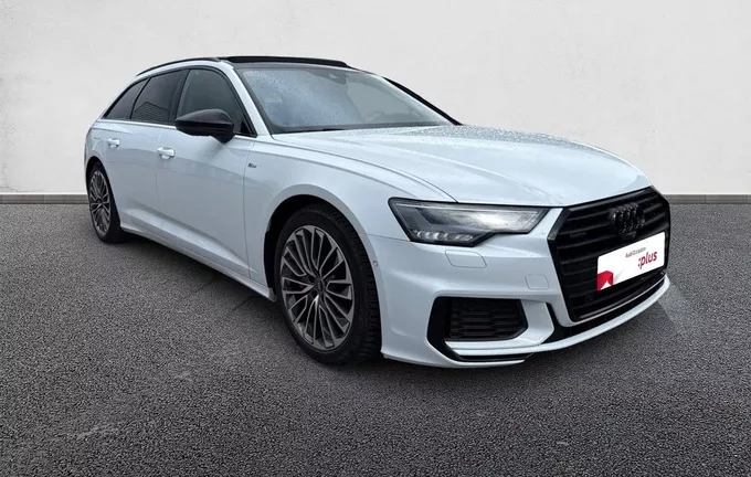 AUDI A6 Avant 55 TFSIe 367 ch S tronic 7 Quattro Competition extérieur trois quart avant droit 2127423