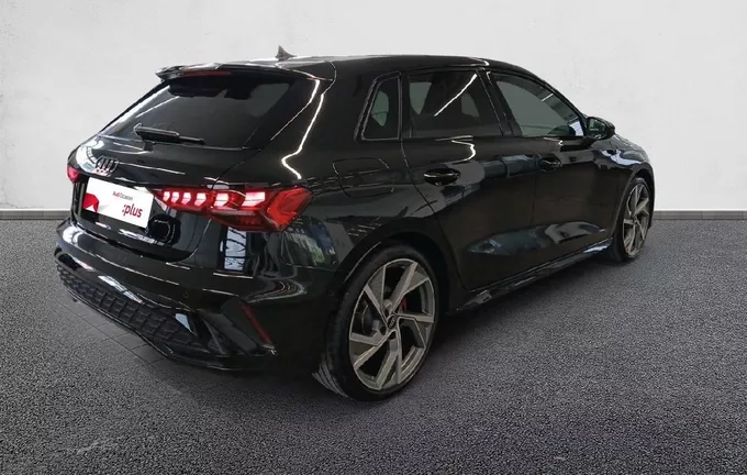 AUDI A3 Sportback TFSI Mild Hybrid 150 S tronic 7 S line extérieur trois quart arrière droit 2127648