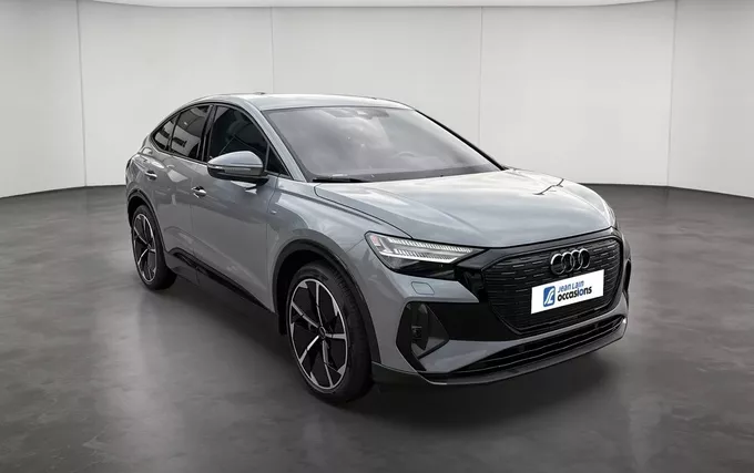 AUDI Q4 E-TRON Sportback 55 340 ch 82 kWh quattro S line extérieur trois quart avant droit 2131984