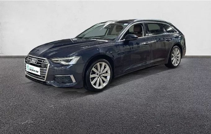 AUDI A6 Avant 50 TFSIe 299 ch S tronic 7 Quattro Avus Extended extérieur trois quart avant gauche 3014081