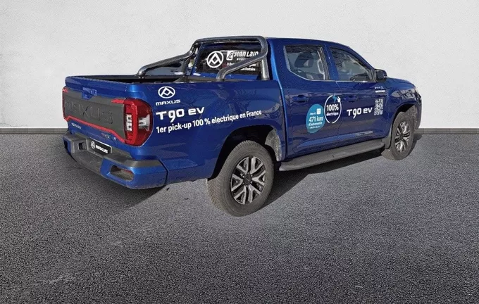 MAXUS T90 EV T90-EV PICK-UP DOUBLE CABINE 88 KWH extérieur trois quart arrière droit 6801439