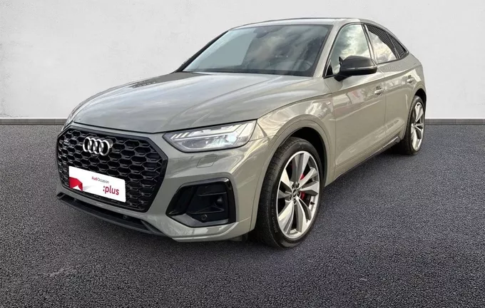 AUDI Q5 Sportback 50 TFSIe 299 S tronic 7 Quattro S line extérieur trois quart avant gauche 2132545