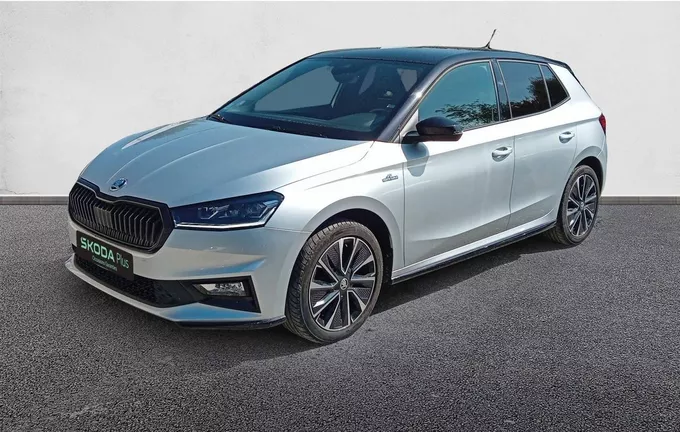 SKODA FABIA 1.0 TSI 110 ch DSG7 Monte-Carlo extérieur trois quart avant gauche 560641