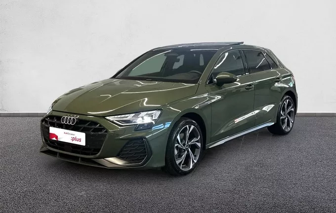 AUDI A3 Sportback TFSI Mild Hybrid 150 S tronic 7 S line extérieur trois quart avant gauche 2130786