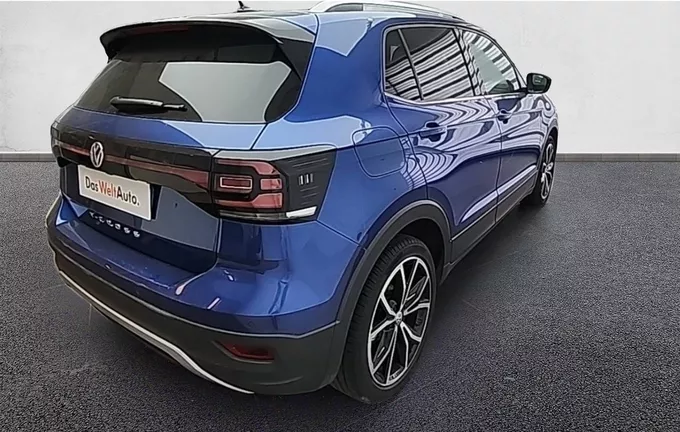 VOLKSWAGEN T-CROSS 1.0 TSI 115 Start/Stop DSG7 Carat extérieur trois quart arrière droit 2131143