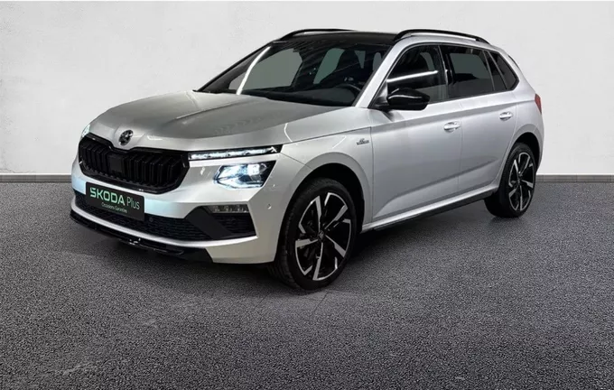 SKODA KAMIQ 1.0 TSI Evo 2 116 ch DSG7 Monte Carlo extérieur trois quart avant gauche 2130944