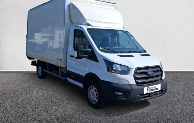 FORD TRANSIT FGN P350 L4H3 2.0 ECOBLUE 130 S&S TREND extérieur trois quart avant droit 106262