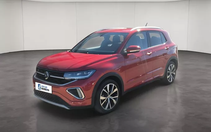 VOLKSWAGEN T-CROSS 1.0 TSI 116 Start/Stop DSG7 R-Line extérieur trois quart avant gauche 461001