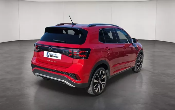 VOLKSWAGEN T-CROSS 1.0 TSI 116 Start/Stop DSG7 R-Line extérieur trois quart arrière droit 461001