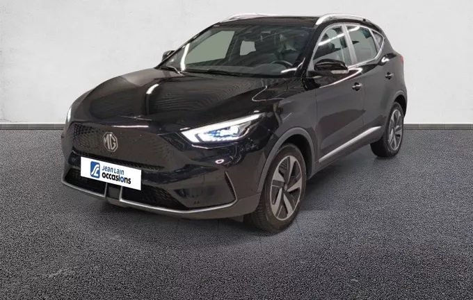 MG ZS EV Autonomie etendue 70kWh - 115 kW 2WD Luxury extérieur trois quart avant gauche 601238