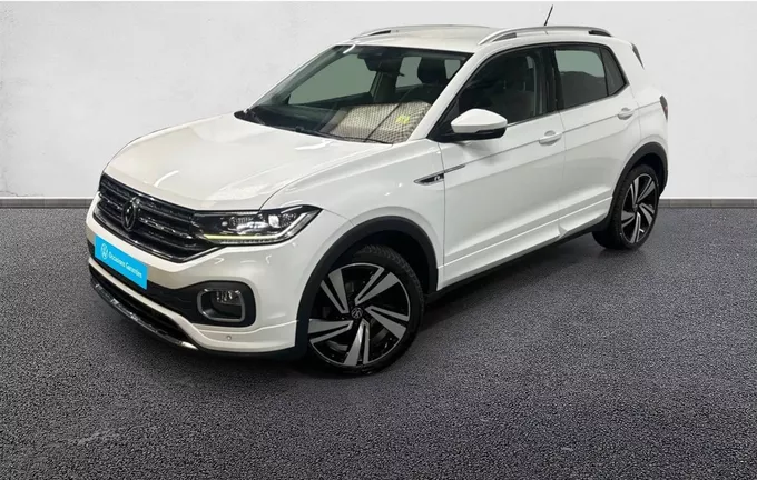 VOLKSWAGEN T-CROSS 1.0 TSI 110 Start/Stop DSG7 R-Line extérieur trois quart avant gauche 2129631